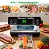 Vakuumiergerät, 8-in-1 Lebensmittel-Vakuumierer, 75 KPa Produktbild-Vorschau 2