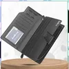 Portafoglio grande da uomo in ecopelle, nero, 19,5x10,5x3,5 Anteprima dell’immagine prodotto 7