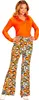 70er Damenhose Bubbles - Hippie Faschingskostüm Größe: L-XL Produktbild-Vorschau 4