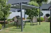 Leco Aluminium Pergola mit Faltdach lichtgrau 4 x 3 m Produktbild-Vorschau 6