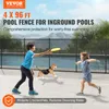 Children and a dog playing near a pool with a fence. Podgląd zdjęcia produktu