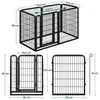 Yaheetech 6 teilig Welpenauslauf, Tierlaufstall 80cm hoch, Produktbild-Vorschau 7