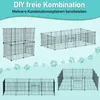 Jayseuw Enclos Parcs extérieurs Enclos DIY pour lapins Voir les images du produit 4