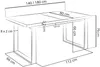 Rechteckiger Loft Esstisch Für Wohnzimmer - Loft Stil Produktbild-Vorschau 3