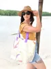 styleBREAKER XXL Strandtasche mit Palmen Blätter Print in Produktbild-Vorschau 6