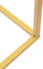A close-up view of the corner of a gold metal frame, likely part of a stand or furniture. Podgląd zdjęcia produktu