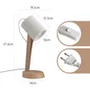 ZMH Tischleuchte 2er Set Braun Tischlampe Wohnzimmer Produktbild-Vorschau 2