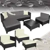 tectake® Aluminium Rattan Lounge wetterfest und Produktbild-Vorschau 10