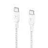 Belkin geflochtenes USB-C/USB-C Kabel 100W 3m weiß  Náhľad obrázku produktu 3