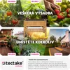 Vyvýšený záhon s policí 119x53x90cm - hnědý Náhled obrázku produktu 7