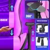 KESSER® Gamingstuhl mit Kopfstütze & Lendenkissen Produktbild-Vorschau 4
