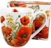 DUO FLOWER CLASSIC XXL Becher 1000 ml POPPIES New Bone Produktbild-Vorschau 2
