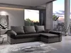 A modern living room with a sectional sofa, large windows with a sunset view, and minimalist decor. Náhled obrázku produktu