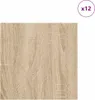 vidaXL Dekoračné panely, 12 kusov, Imitácia "Sonoma dub", Náhľad obrázku produktu 3