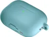 A teal colored charging case for AirPods Pro 2 is shown from a diagonal angle against a white background. Produktbild-Vorschau
