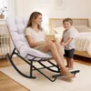 COMHOMA : grand fauteuil à bascule, large chaise longue à Voir les images du produit 4
