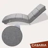 CASARIA® Recliner XXL London 186x89x55cm Ergonomická Náhľad obrázku produktu 5