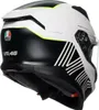 Přilba AGV K7 Super 46, bílá/černá/žlutá, M (57/58) Náhled obrázku produktu 5