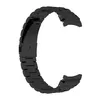 A black metal watch strap is shown on a white background. Produktbild-Vorschau