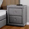 Homestyle4u Nachttisch 47x54x29 Schlafzimmer Nachtschrank Produktbild-Vorschau 15