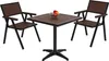 2er-Set Gartenstuhl+Gartentisch HWC-J95, Stuhl Tisch, Produktbild-Vorschau 1