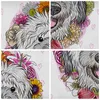 Bild auf Leinwand - Leinwandbild - Hund Blumen Kinder Produktbild-Vorschau 8
