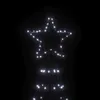 vidaXL LED-Weihnachtsbaum Kegelform Kaltweiß 1400 LEDs Produktbild-Vorschau 5