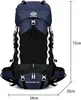 CarryQuest® - Wandelrugzak 60L, nylon, met blauwe regenhoes Productafbeelding-voorbeeld 8