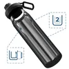 Wessper B3 THERMOSTEEL Thermoflasche 0,7 L Schwarz mit 3 Produktbild-Vorschau 3