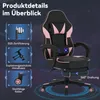 Chaise de gaming Puluomis avec fonction de massage et Voir les images du produit 9