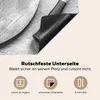 KitchenYeah© Herdabdeckplatte Ein rundes Schneidebrett mit Produktbild-Vorschau 5