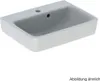 Geberit Handwaschbecken RENOVA PLAN 500x380mm mit Hahnloch Produktbild-Vorschau 5