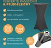 CASARIA® Stehtisch mit Husse 80 cm Klappbar Grau Rund Holz Produktbild-Vorschau 9