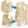 OBUBU Vzdělávací věž od 1 roku pro děti, Montessori schůdek Náhled obrázku produktu 3
