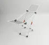 A white and gray clothes drying rack with orange accents is shown against a light gray background. Anteprima dell’immagine prodotto