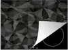 KitchenYeah© Herdabdeckplatte Schwarz - Mosaik - Abstrakt - Produktbild-Vorschau 1