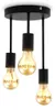 Lampa sufitowa Retro Czarny Matowy Metal Lampa sufitowa Podgląd zdjęcia produktu 7