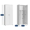 Armoire multi-usages de 75 cm de large avec étagères Voir les images du produit 8