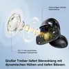 Diagram showing the internal components of a wireless earbud, highlighting the speaker driver and circuitry. Produktbild-Vorschau