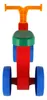 Monopattino Rolocycle rosso in plastica altezza del sedile Anteprima dell’immagine prodotto 3