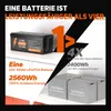 24V 100Ah LiFePO4 Batterie mit BMS 2560Wh Stromspeicher für Produktbild-Vorschau 2