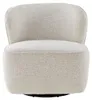 riess-ambiente Drehbarer Sessel GATSBY beige Bouclé Tweed Produktbild-Vorschau 4