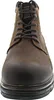 A front view of a brown leather boot. Produktbild-Vorschau