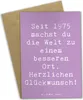 Mr. & Mrs. Panda Grußkarte Spruch 1975 Geburtstag - Produktbild-Vorschau 1