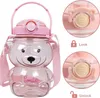 Wasserflasche mit griff rosa teddybär 1000 ml bd26 Produktbild-Vorschau 6