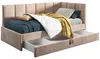 Belvedo Polsterbett 120 x 200 cm - Beige - mit Schublade Produktbild-Vorschau 1