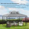 Ersatzdach für Metallpavillon 3x4m wasserabweisend Produktbild-Vorschau 3
