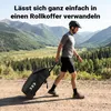 Wiltec fietstrolley, bagagedrager tas, zwart, 33 x 13 x 64 Productafbeelding-voorbeeld 4