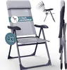 Casaria Set 4 Sedie da Giardino Pieghevoli Regolabili 7 Anteprima dell’immagine prodotto 8