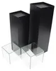 2x Windlichtsäule "Black" aus Metall schwarz & Glas, 75 + Produktbild-Vorschau 6